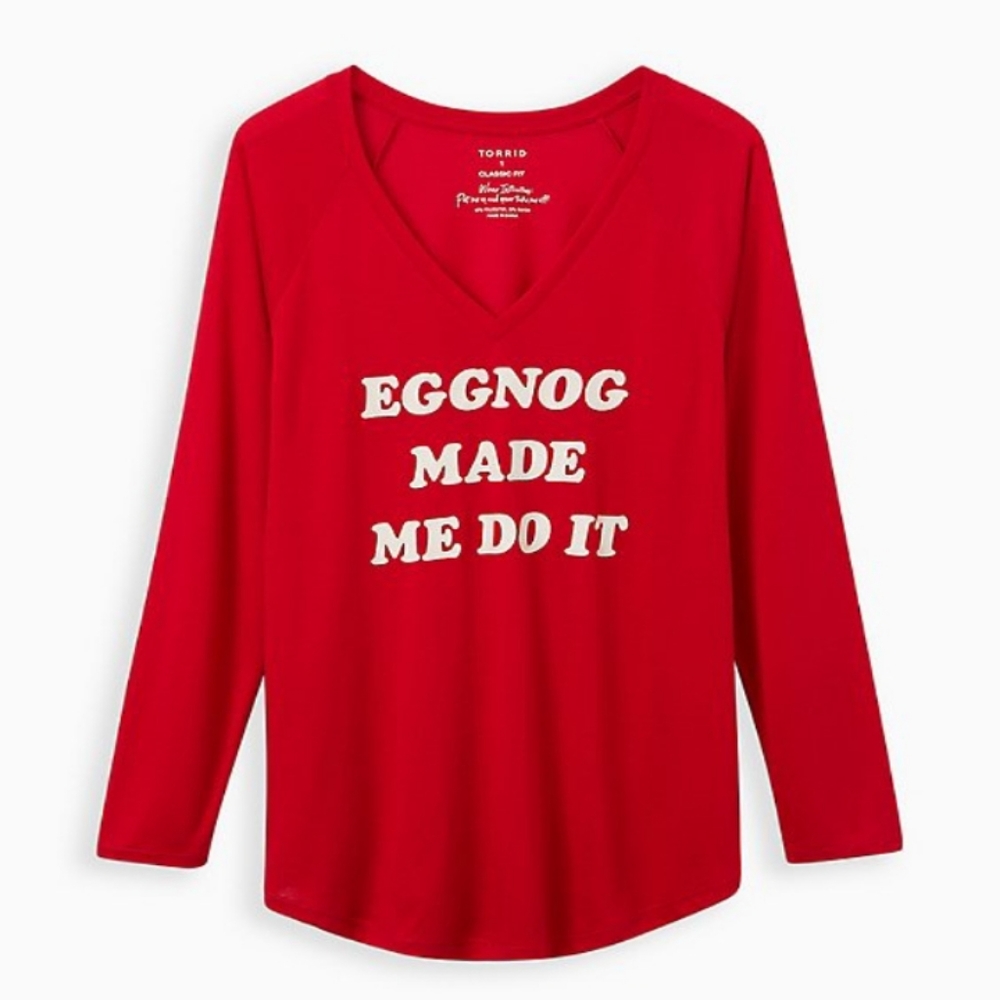 Red Classic Raglan Tee Long sleeve size 22-24 or 3x